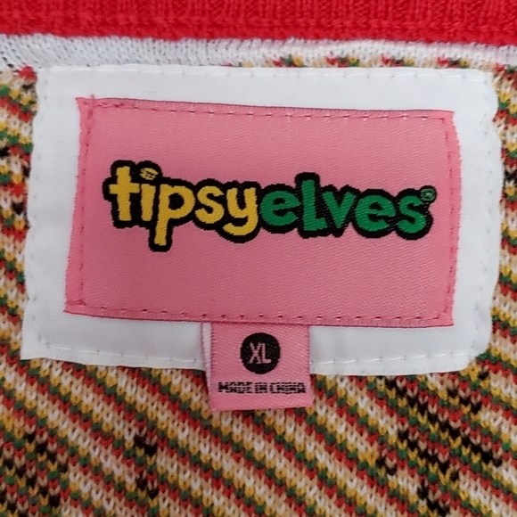 Tipsy Elves Cookie Cutter Women's Ugly Christmas Sweater Size XL - Picture 4 of 9